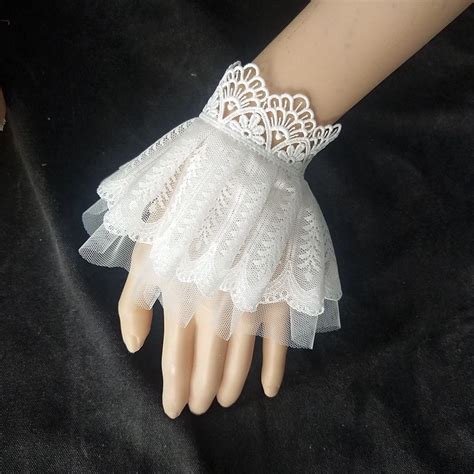 wrist cuffs lace